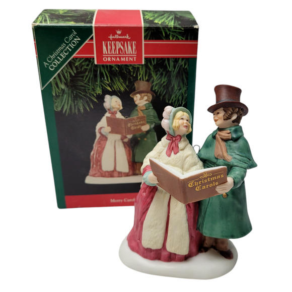 Hallmark Keepsake Ornament 1991 Merry Carolers - A Christmas Carol Collection - Picture 1 of 9